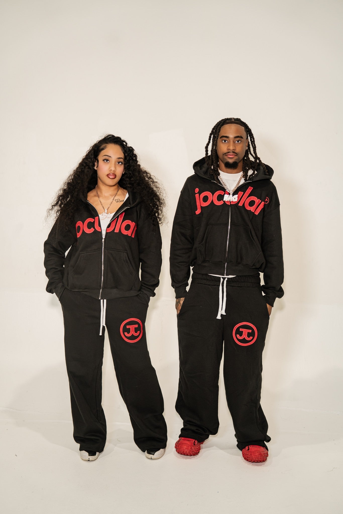 Black/Red Jocular Set